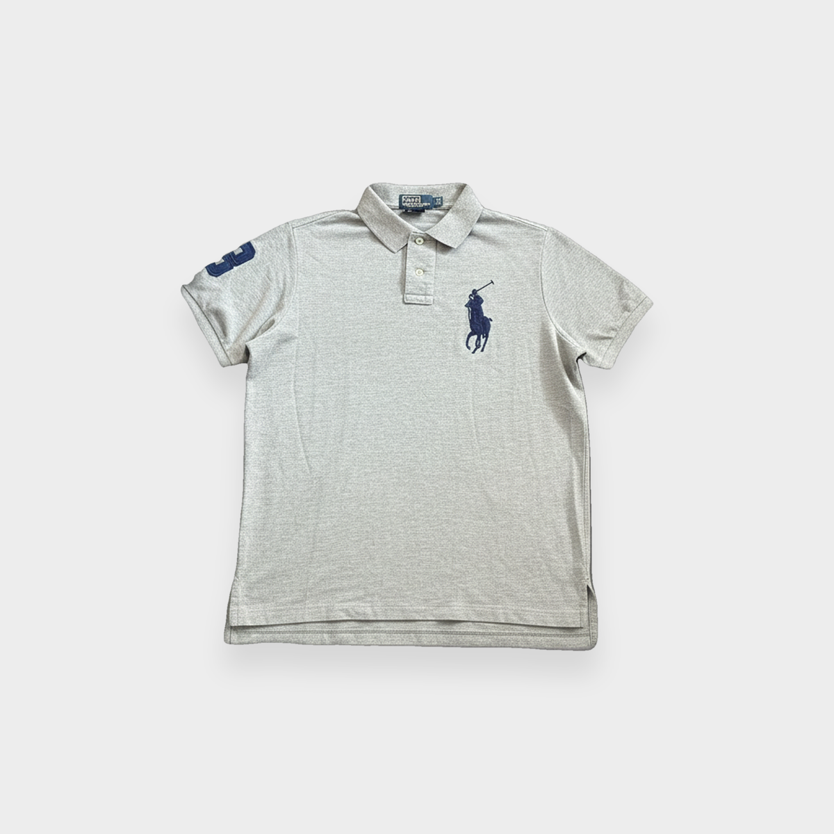 96VINTAGE Ghost-Mannequin — Vintage Ralph Lauren Poloshirt (XL)