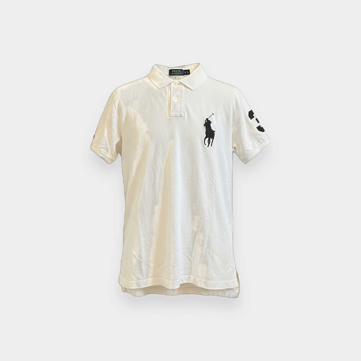 96VINTAGE Ghost-Mannequin — Vintage Ralph Lauren Poloshirt (XL)