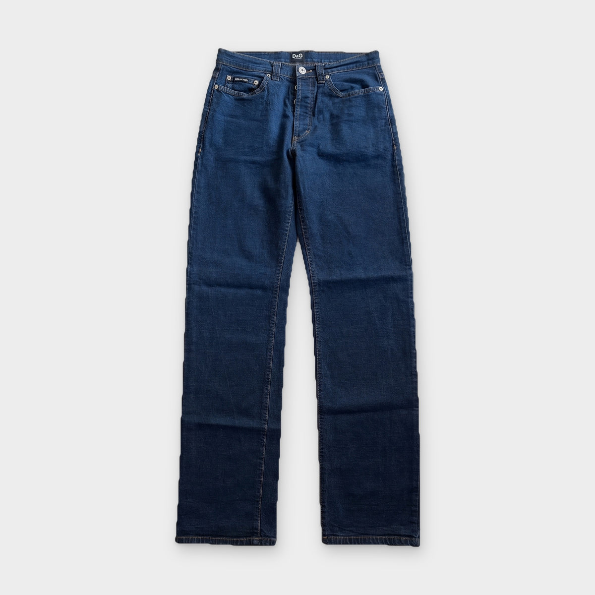 KI-Cover: Vintage D&G Jeans (32), aus unseren Fotos geglättet (KI-Ansicht nach unseren Fotos)