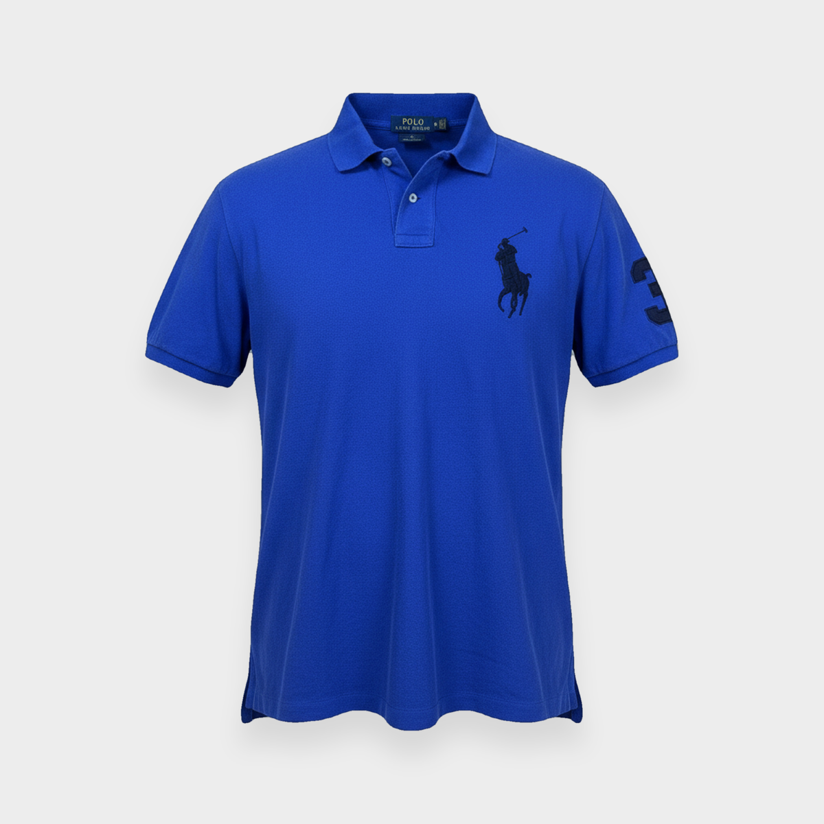 96VINTAGE Ghost-Mannequin — Vintage Ralph Lauren Poloshirt (XL)