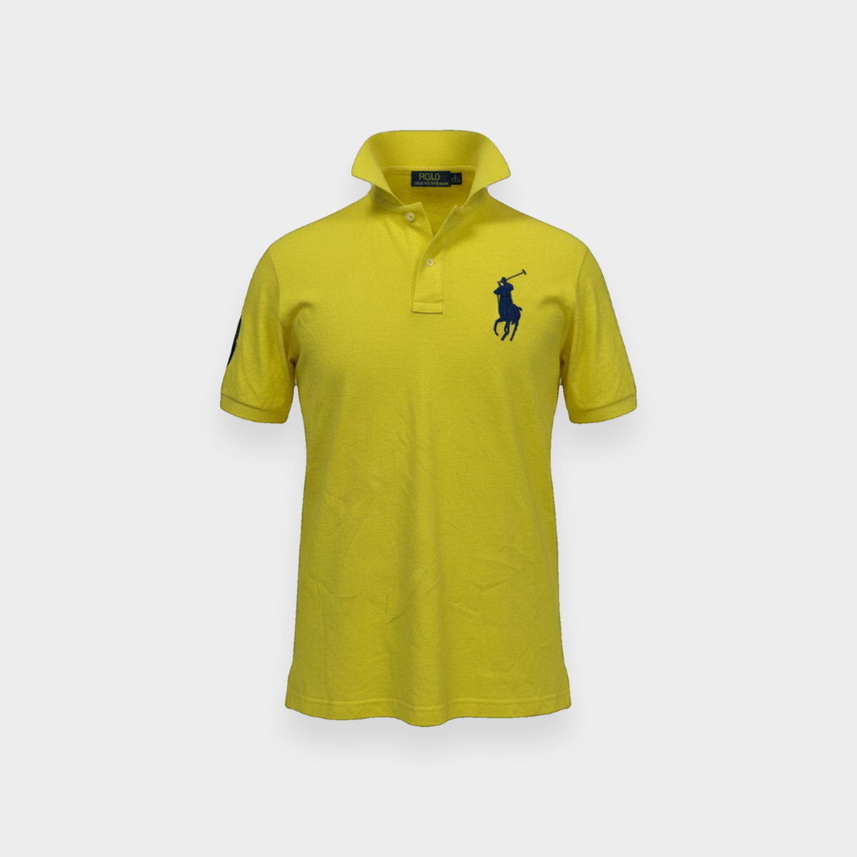 96VINTAGE Ghost-Mannequin — Vintage Ralph Lauren Poloshirt (L)