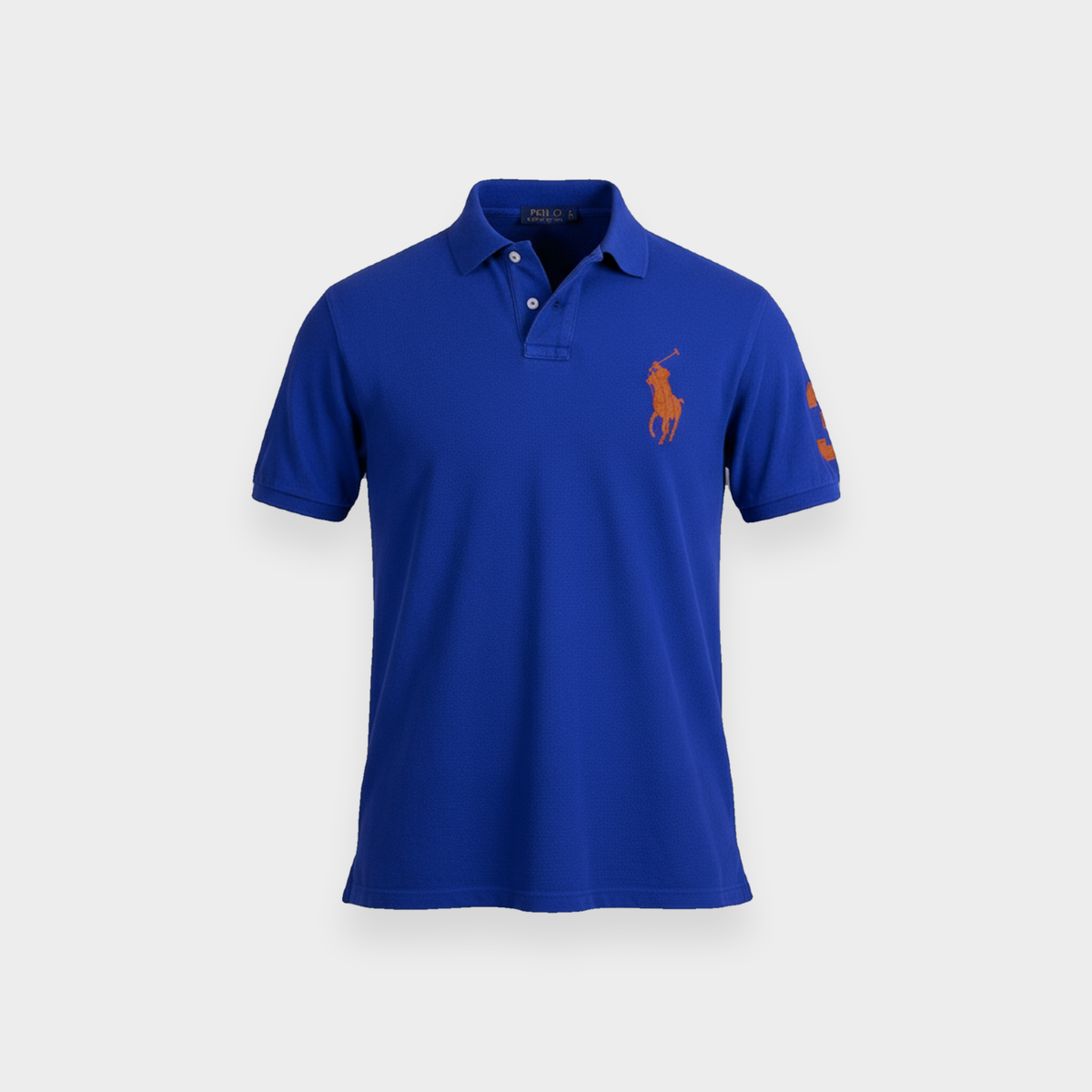 96VINTAGE Ghost-Mannequin — Vintage Ralph Lauren Poloshirt (XL)
