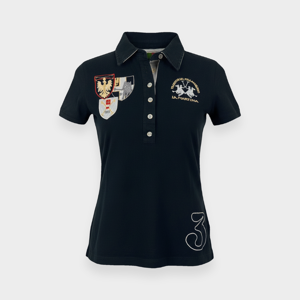 96VINTAGE Ghost-Mannequin — Vintage La Martina Polo(XXS)