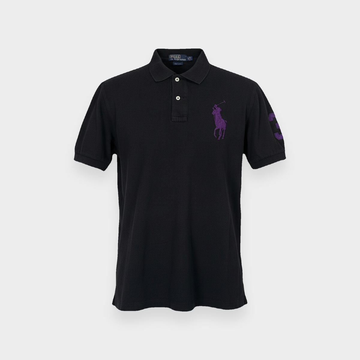 96VINTAGE Ghost-Mannequin — Vintage Ralph Lauren Poloshirt (XL)