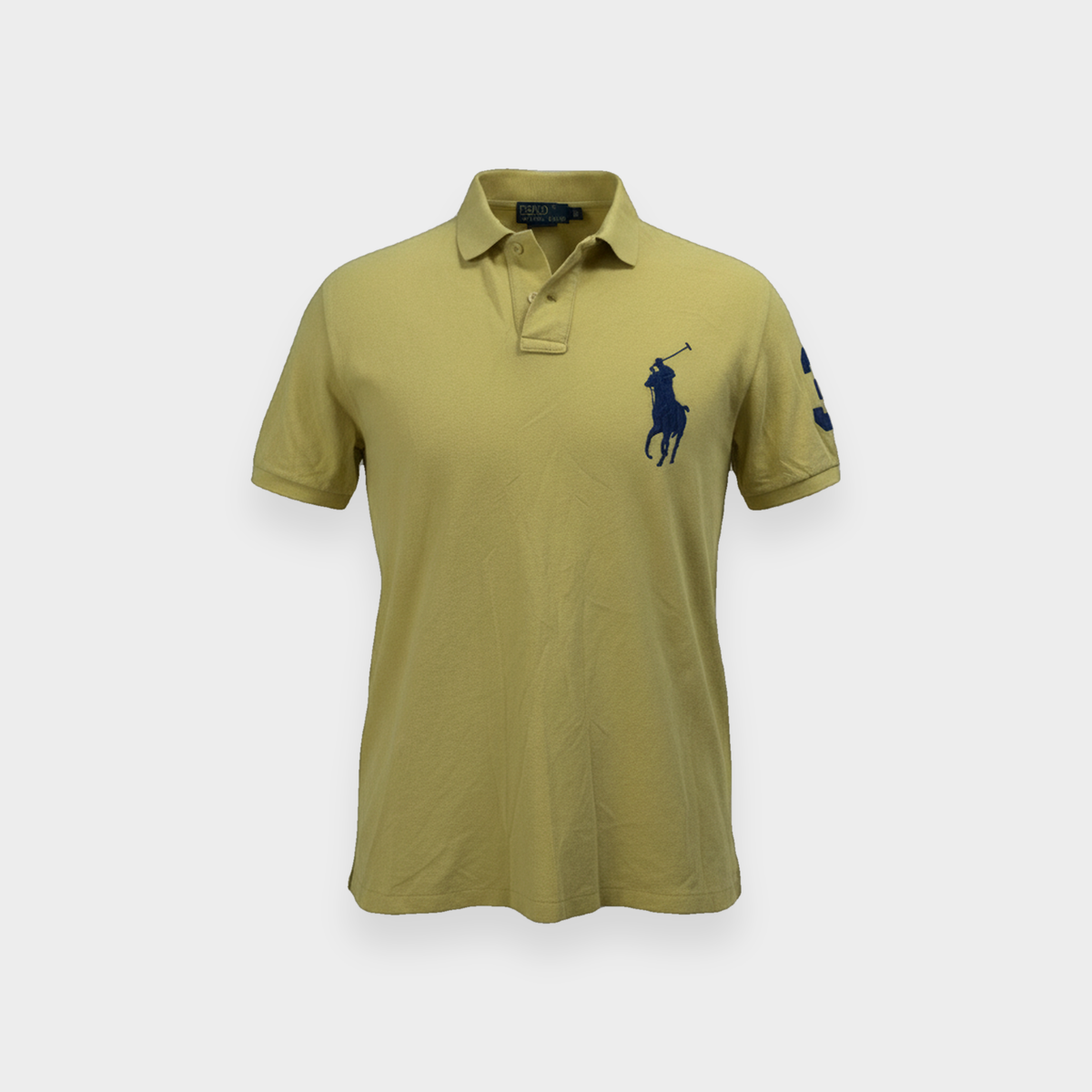 96VINTAGE Ghost-Mannequin — Vintage Ralph Lauren Poloshirt (M)