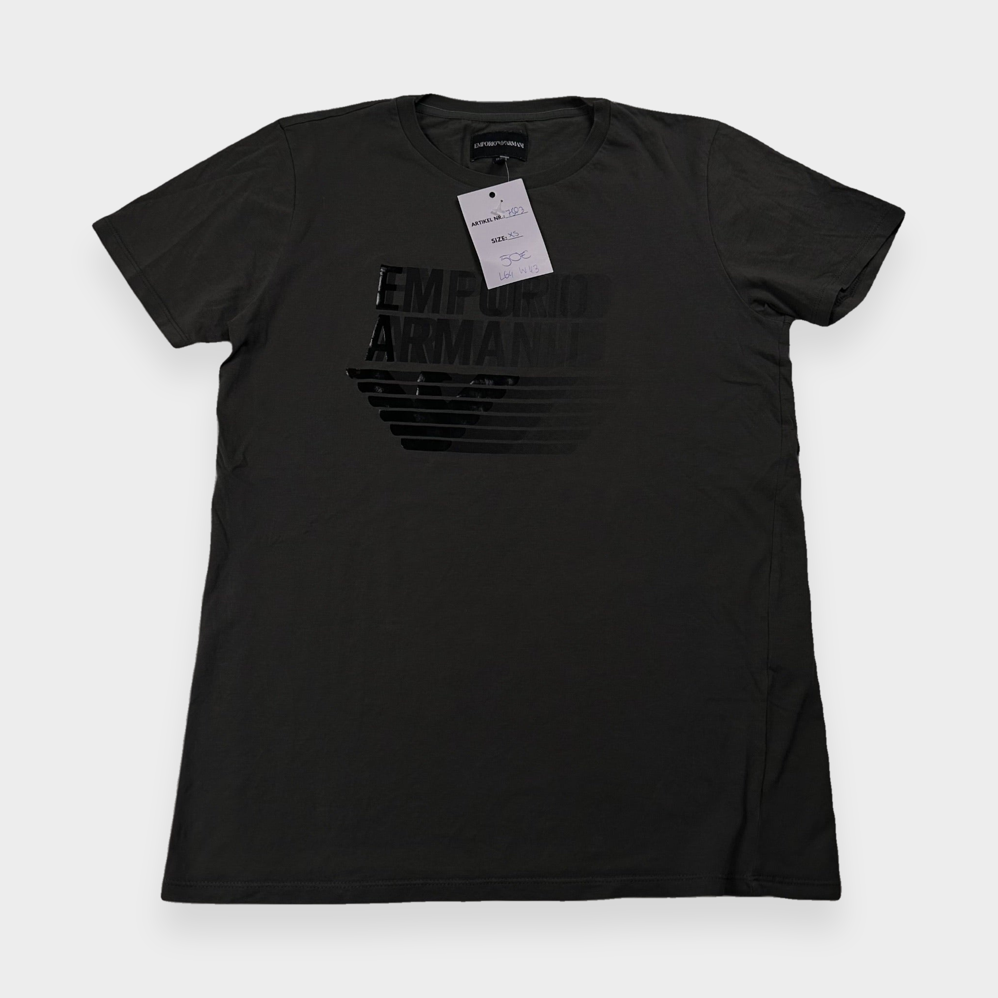 96VINTAGE Ghost-Mannequin — Vintage Armani Shirt (S)