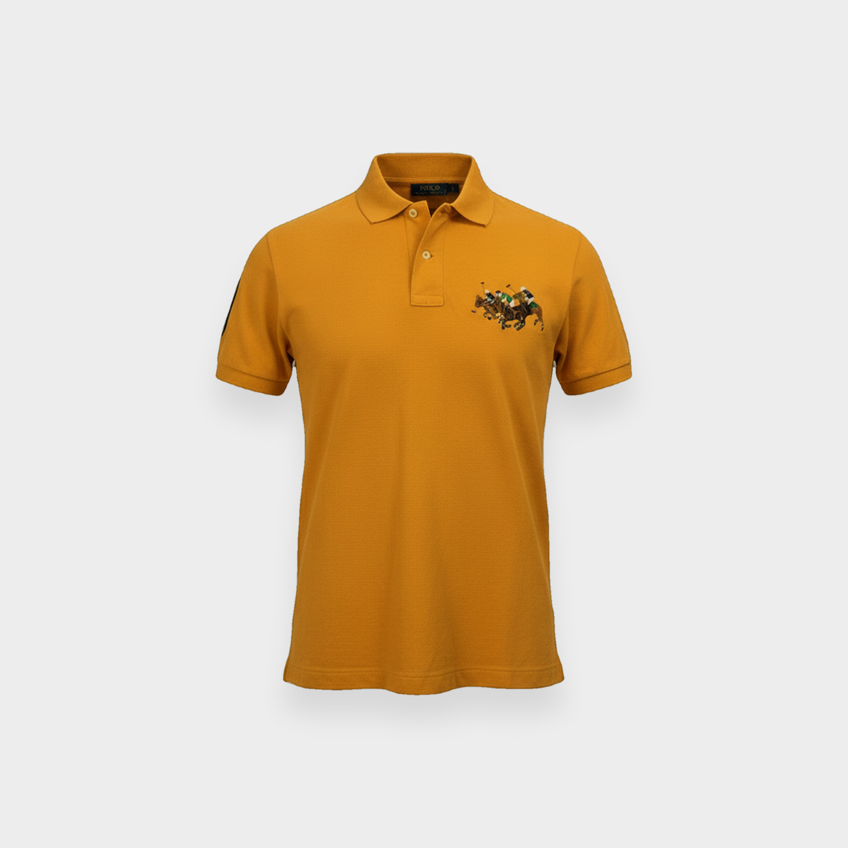 96VINTAGE Ghost-Mannequin — Vintage Ralph Lauren Poloshirt (L)