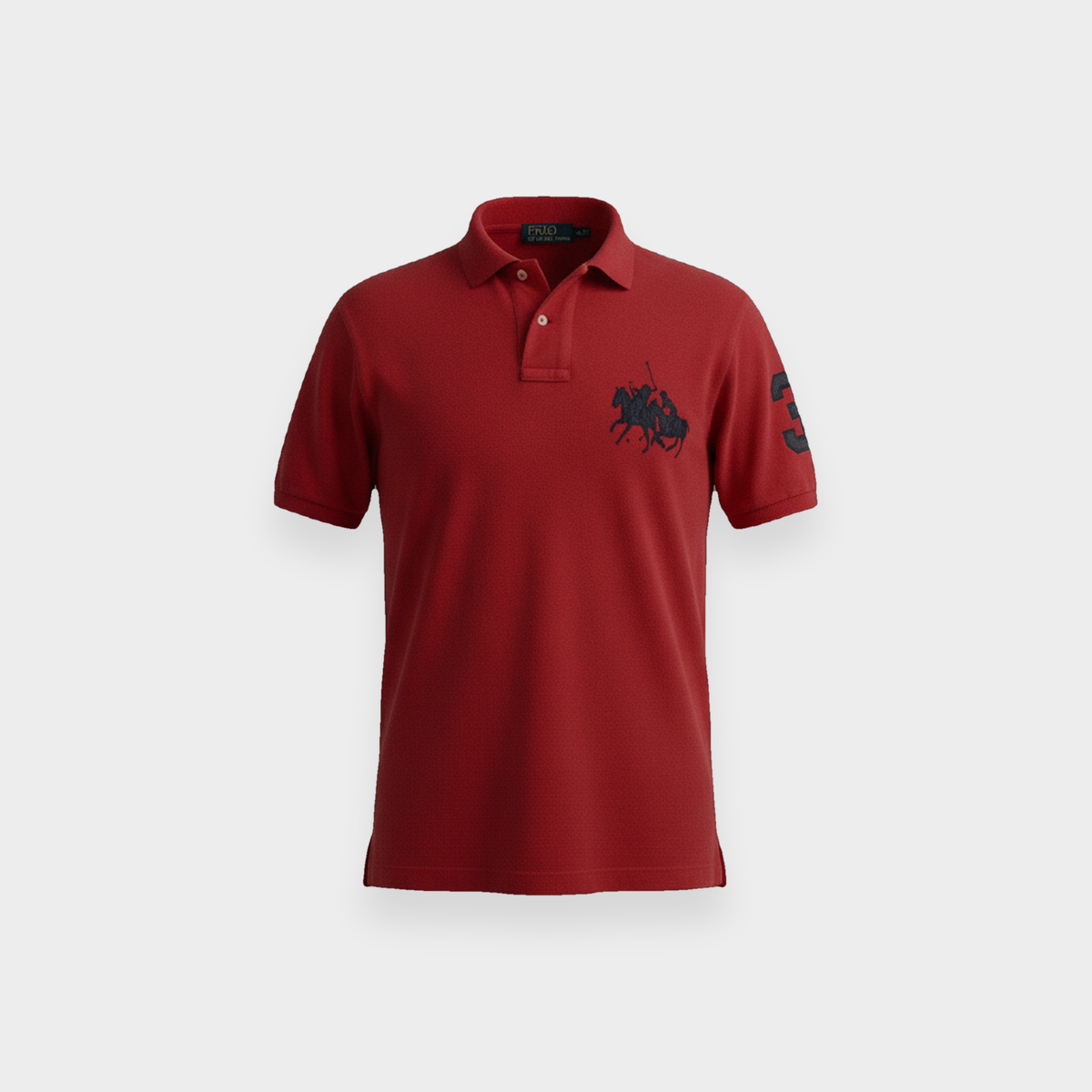 96VINTAGE Ghost-Mannequin — Vintage Ralph Lauren Poloshirt (XL)