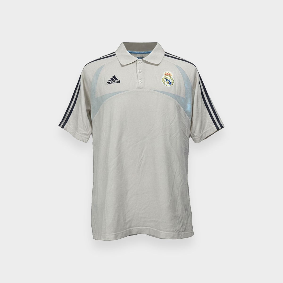 96VINTAGE Ghost-Mannequin — Vintage Real Madrid Trikot (L)
