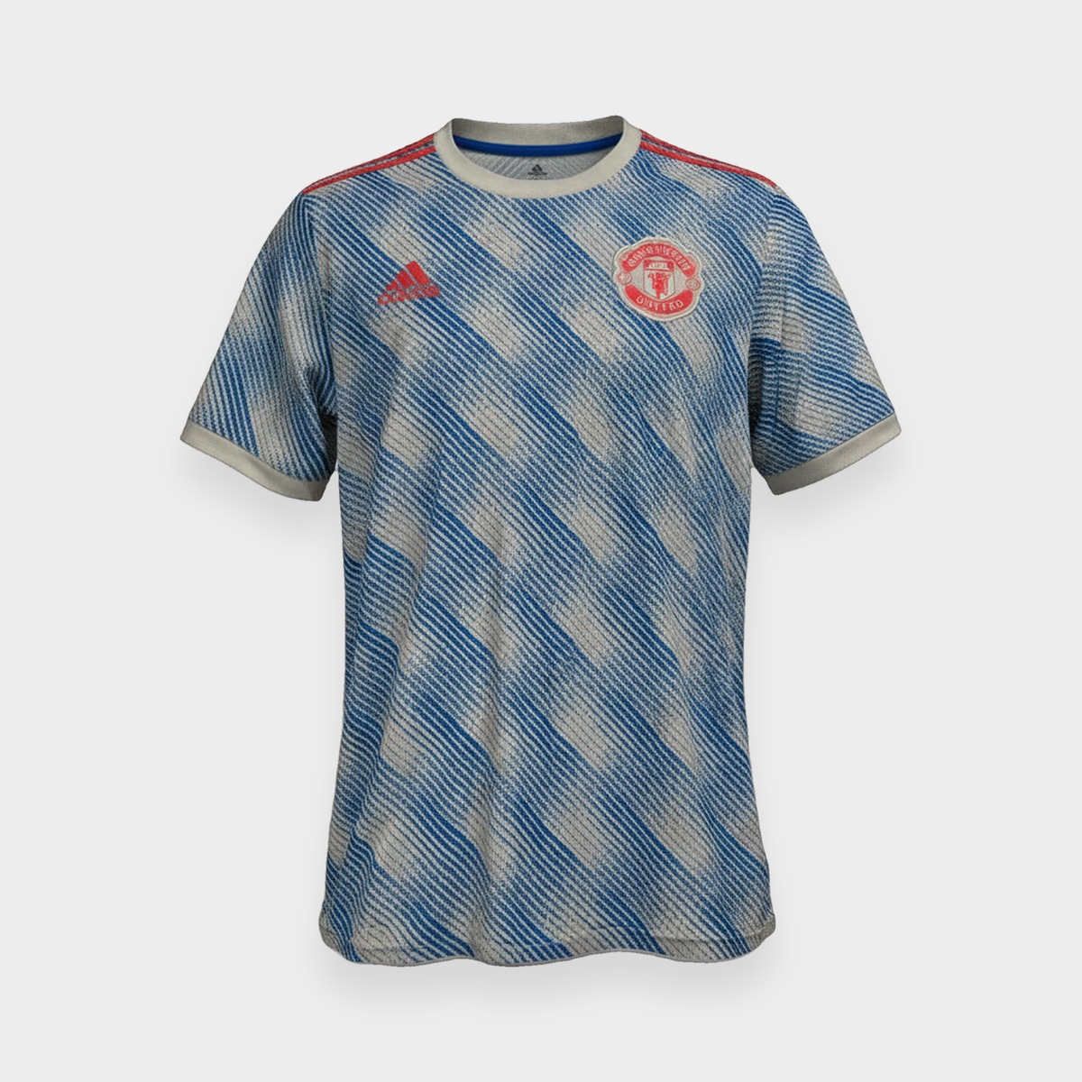 96VINTAGE Ghost-Mannequin — Vintage Man U Trikot (L)