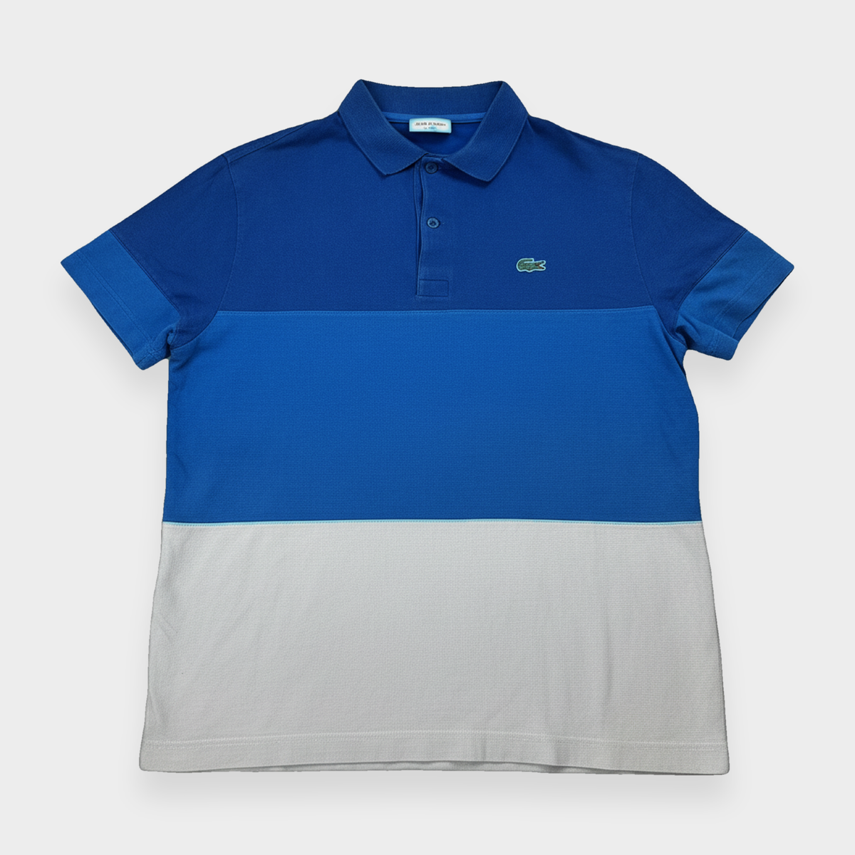 96VINTAGE Ghost-Mannequin — Vintage Lacoste Poloshirt (L)
