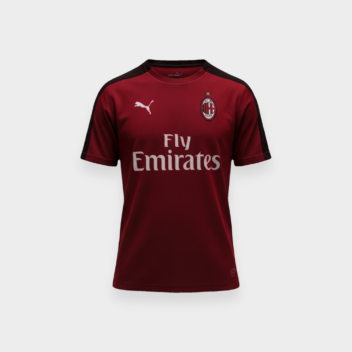 96VINTAGE Ghost-Mannequin — Vintage AC Milan Trikot (XS)