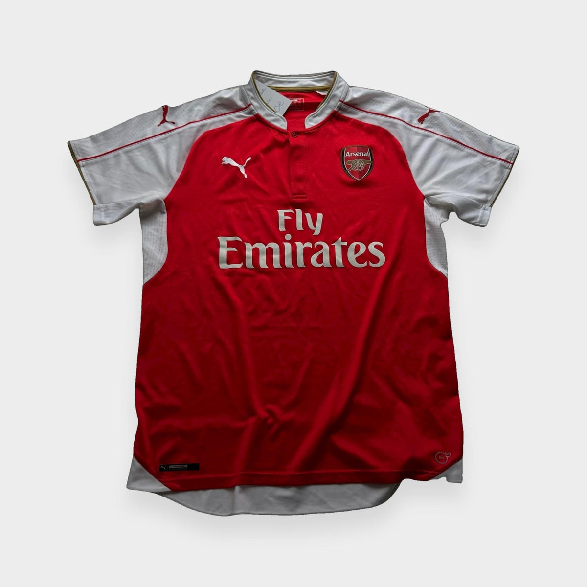 96VINTAGE Ghost-Mannequin — Vintage Arsenal Trikot (L)