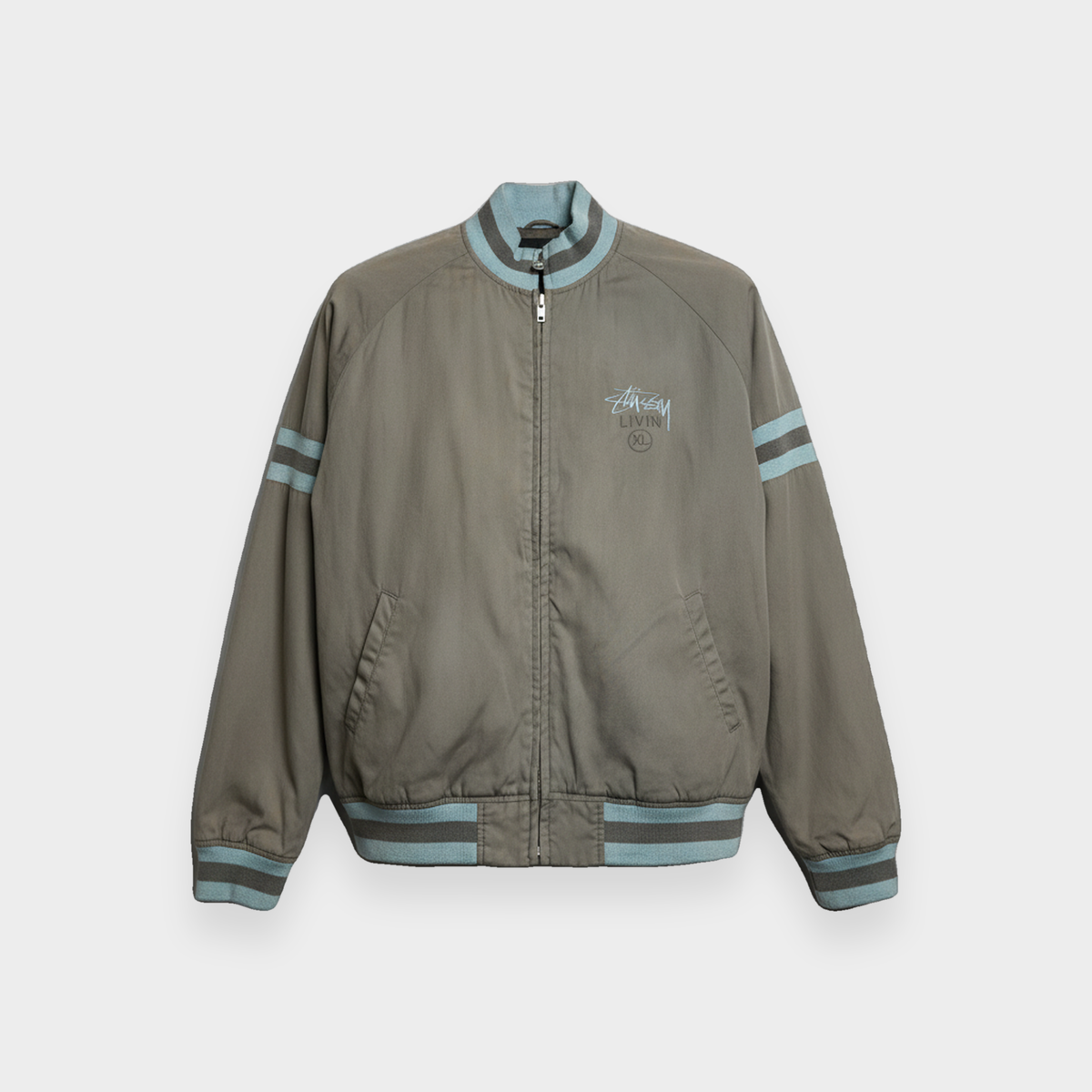 96VINTAGE Ghost-Mannequin — Vintage Stussy Trackjacket (XL)