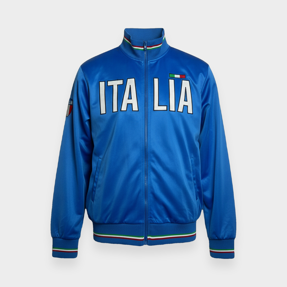 96VINTAGE Ghost-Mannequin — Vintage Italia Trackjacket (L)