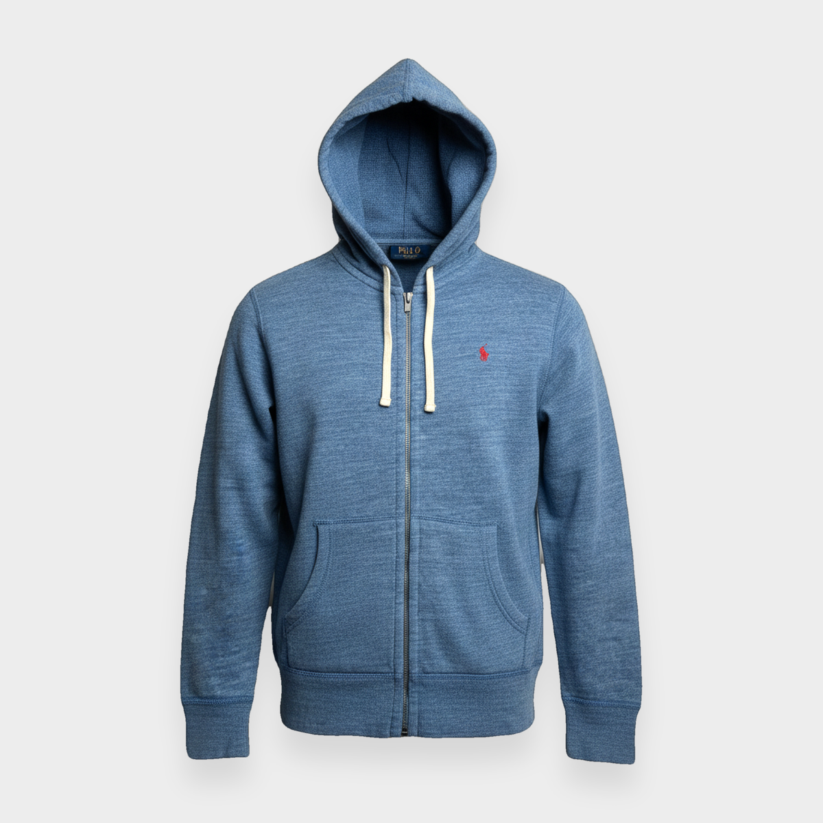 96VINTAGE Ghost-Mannequin — Vintage Polo Hoodie (M)