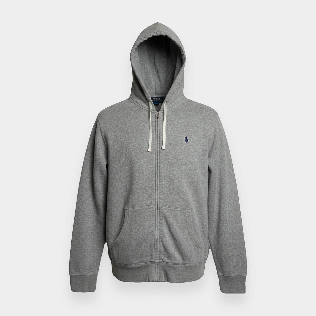 96VINTAGE Ghost-Mannequin — Vintage Polo Ralph Lauren Hoodie (L)