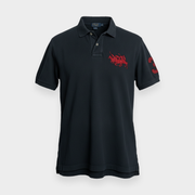 96VINTAGE Ghost-Mannequin — Vintage Polo by Ralph Lauren Poloshirt (XL)