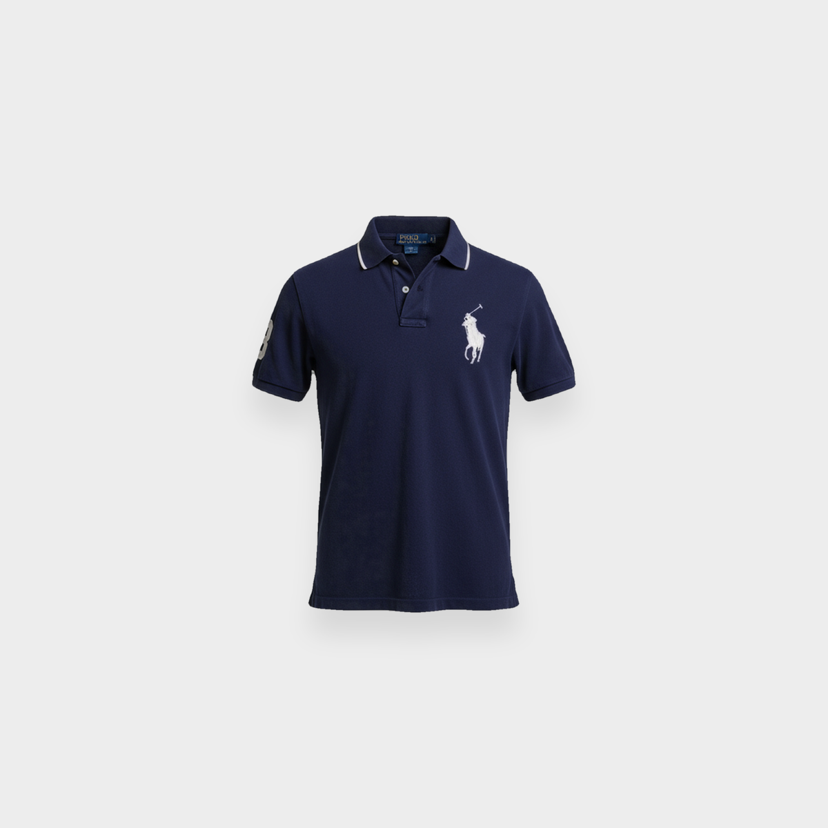 96VINTAGE Ghost-Mannequin — Vintage Polo Poloshirt (L)