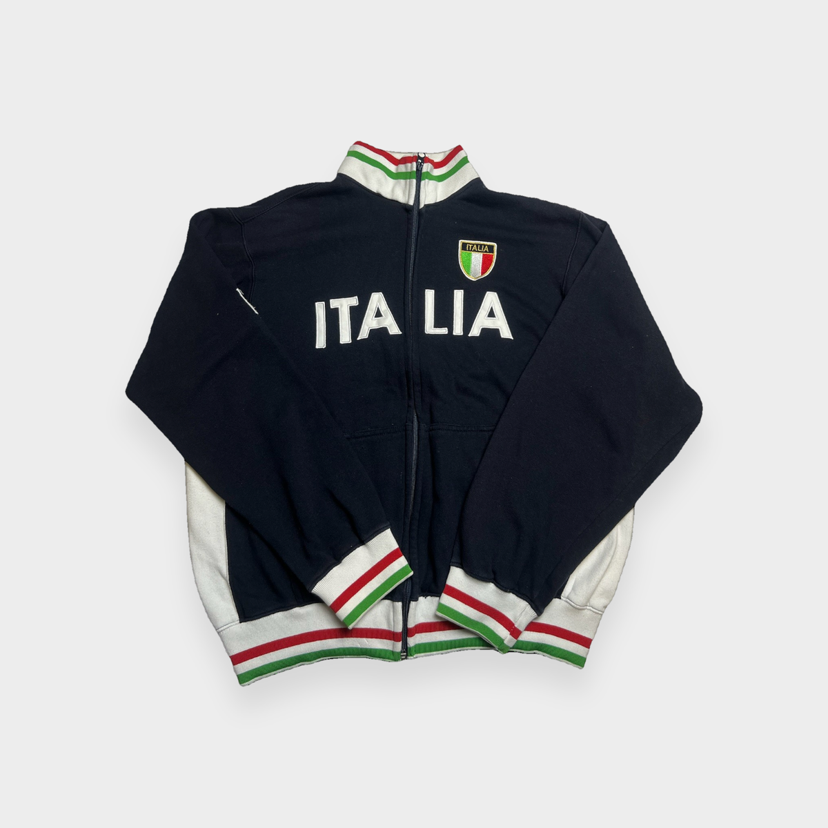 96VINTAGE Ghost-Mannequin — Vintage Italia Trackjacket (XL)