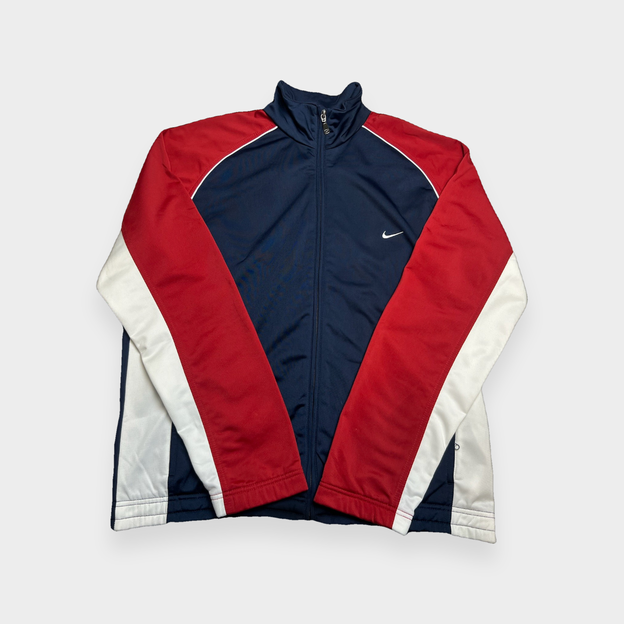 96VINTAGE Ghost-Mannequin — Vintage Nike Trackjacket (L)