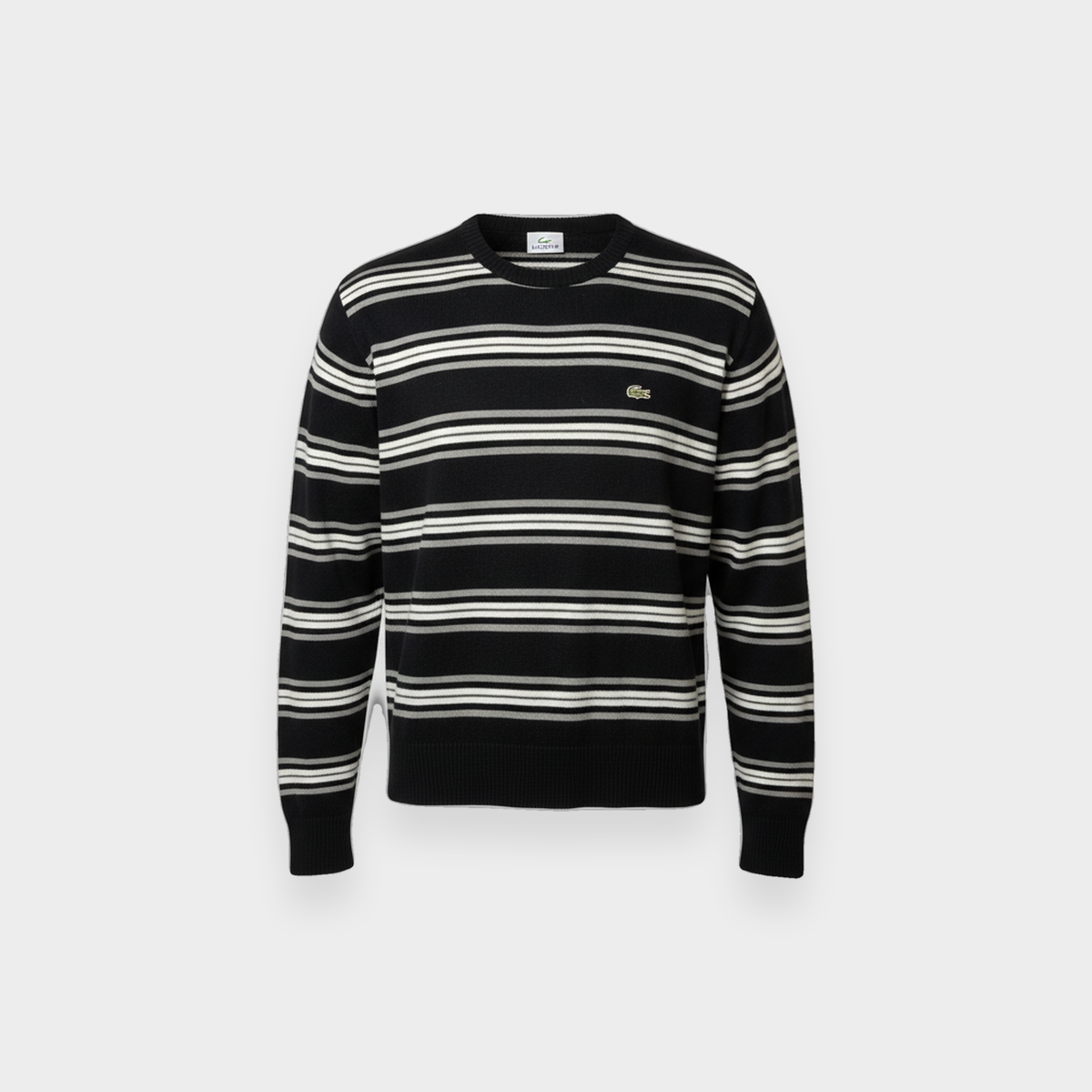 96VINTAGE Ghost-Mannequin — Vintage Lacoste Sweater (L)