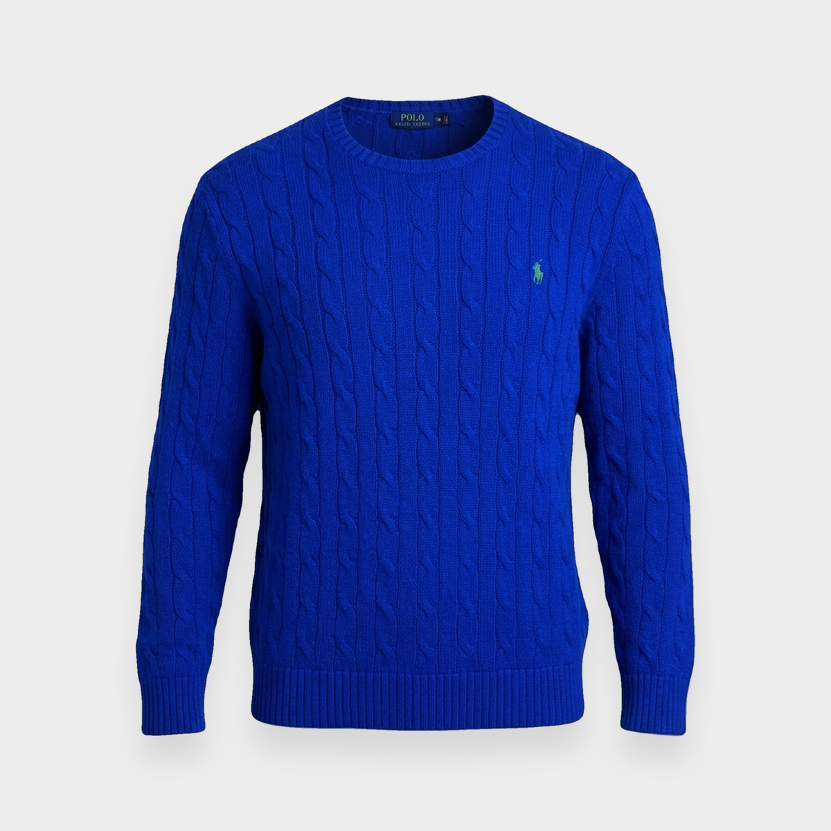 96VINTAGE Ghost-Mannequin — Vintage Polo Ralph Lauren Sweater (XL)