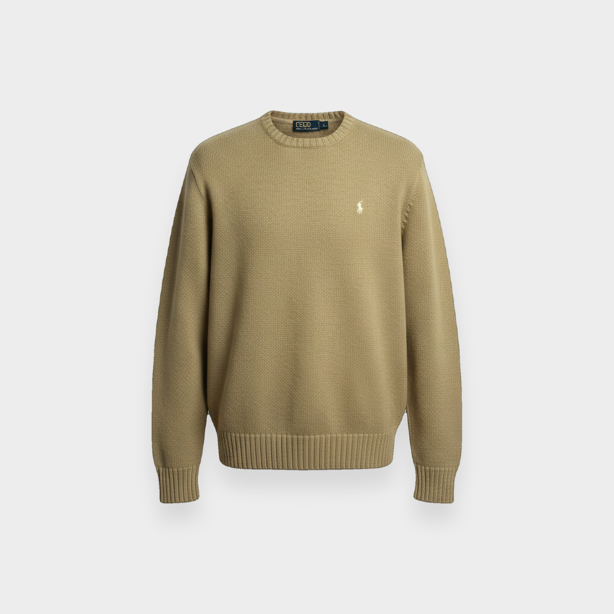 96VINTAGE Ghost-Mannequin — Vintage Polo Sweater (M)