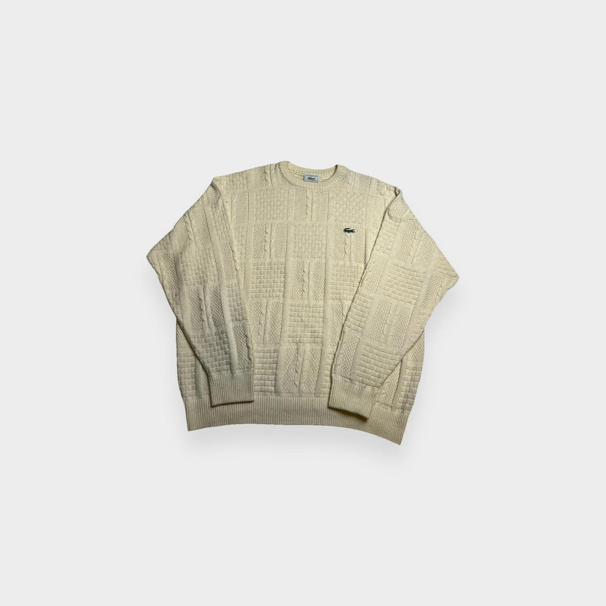 96VINTAGE Ghost-Mannequin — Vintage Lacoste Sweater (XL)