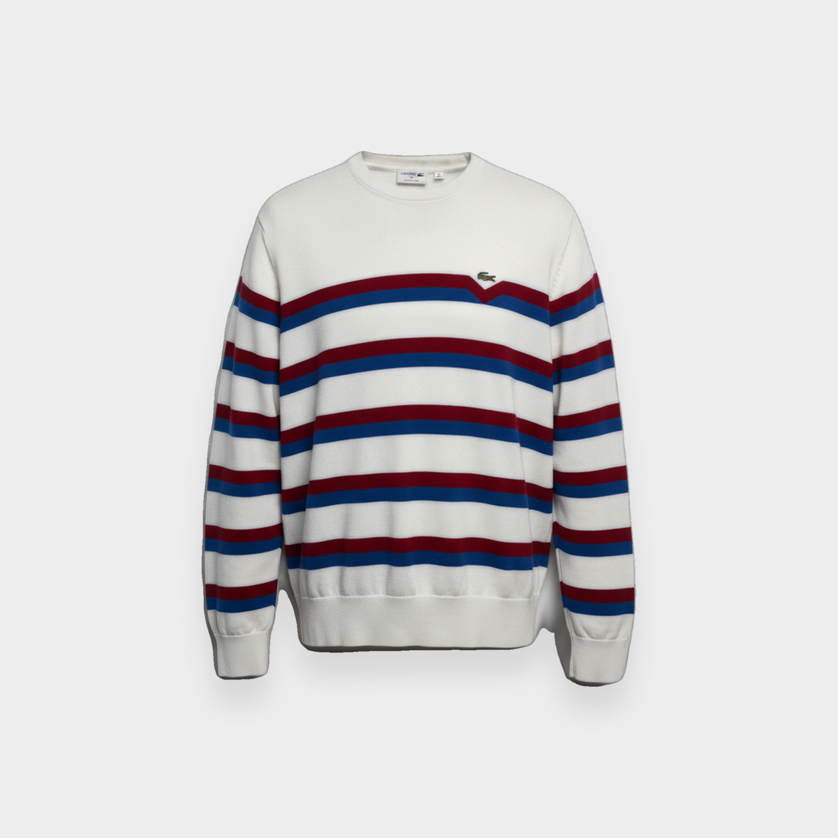 96VINTAGE Ghost-Mannequin — Vintage Lacoste Sweater (FR 6 / US XL)