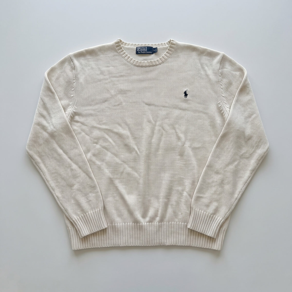 KI-Cover: Vintage Polo Ralph Lauren Sweater (L), aus unseren Fotos geglättet (Zustand siehe echte Fotos)