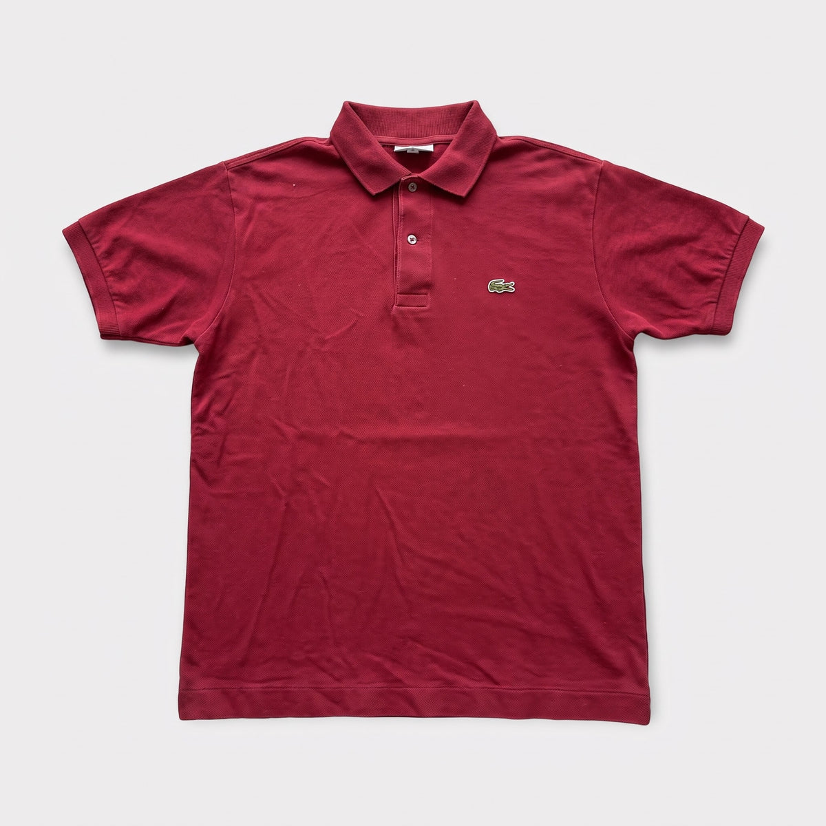 KI-Cover: Vintage Lacoste Poloshirt (M), aus unseren Fotos geglättet (Zustand siehe echte Fotos)