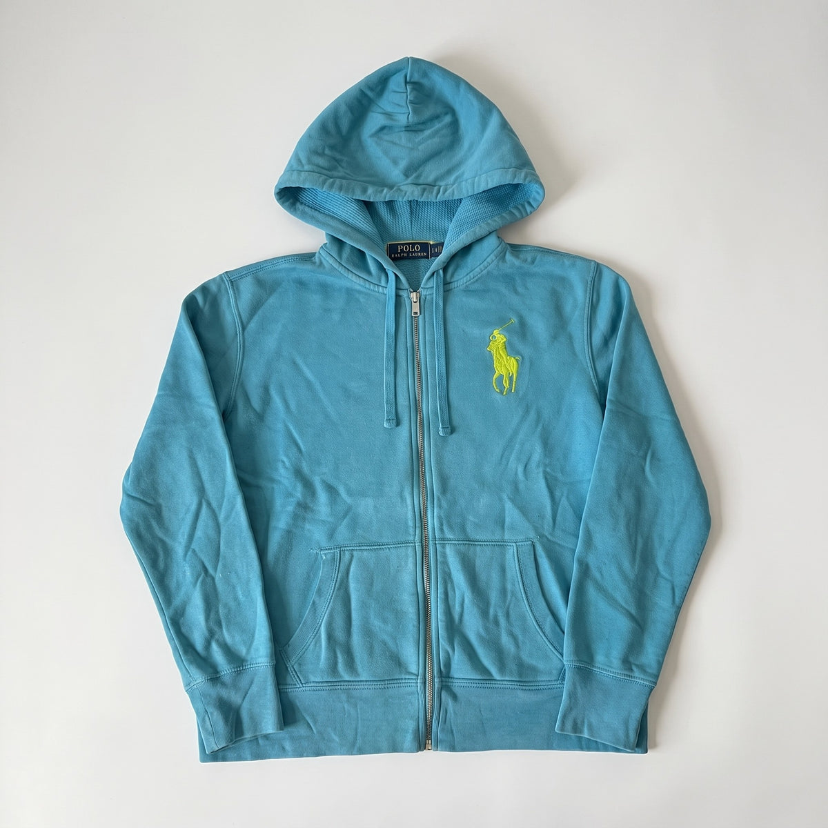 KI-Cover: Vintage Polo Ralph Lauren Hoodie (M), aus unseren Fotos geglättet (Zustand siehe echte Fotos)