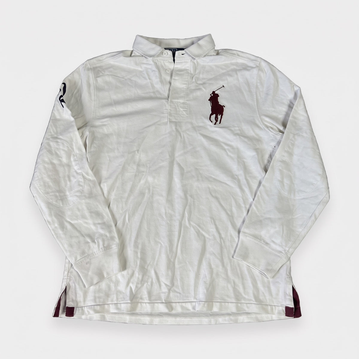 KI-Cover: Vintage Polo Ralph Lauren Poloshirt (L), aus unseren Fotos geglättet (Zustand siehe echte Fotos)