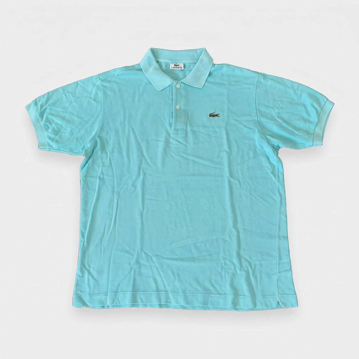 KI-Cover: Vintage Lacoste Poloshirt (M), aus unseren Fotos geglättet (Zustand siehe echte Fotos)