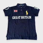 KI-Cover: Vintage Polo Ralph Lauren Poloshirt (L), aus unseren Fotos geglättet (Zustand siehe echte Fotos)
