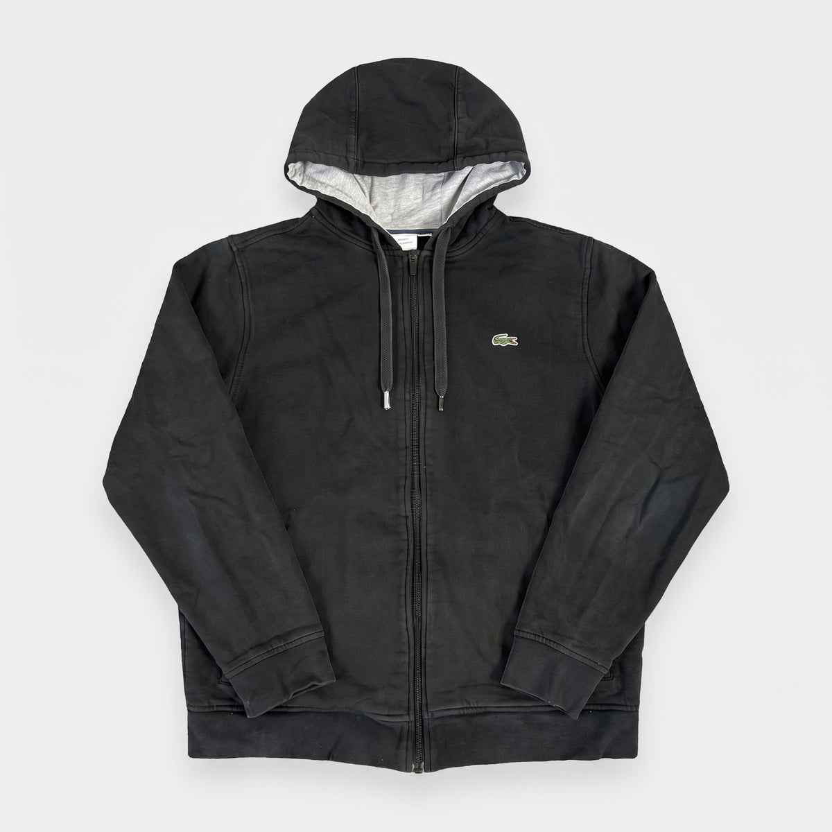 KI-Cover: Vintage Lacoste Hoodie (M), aus unseren Fotos geglättet (Zustand siehe echte Fotos)