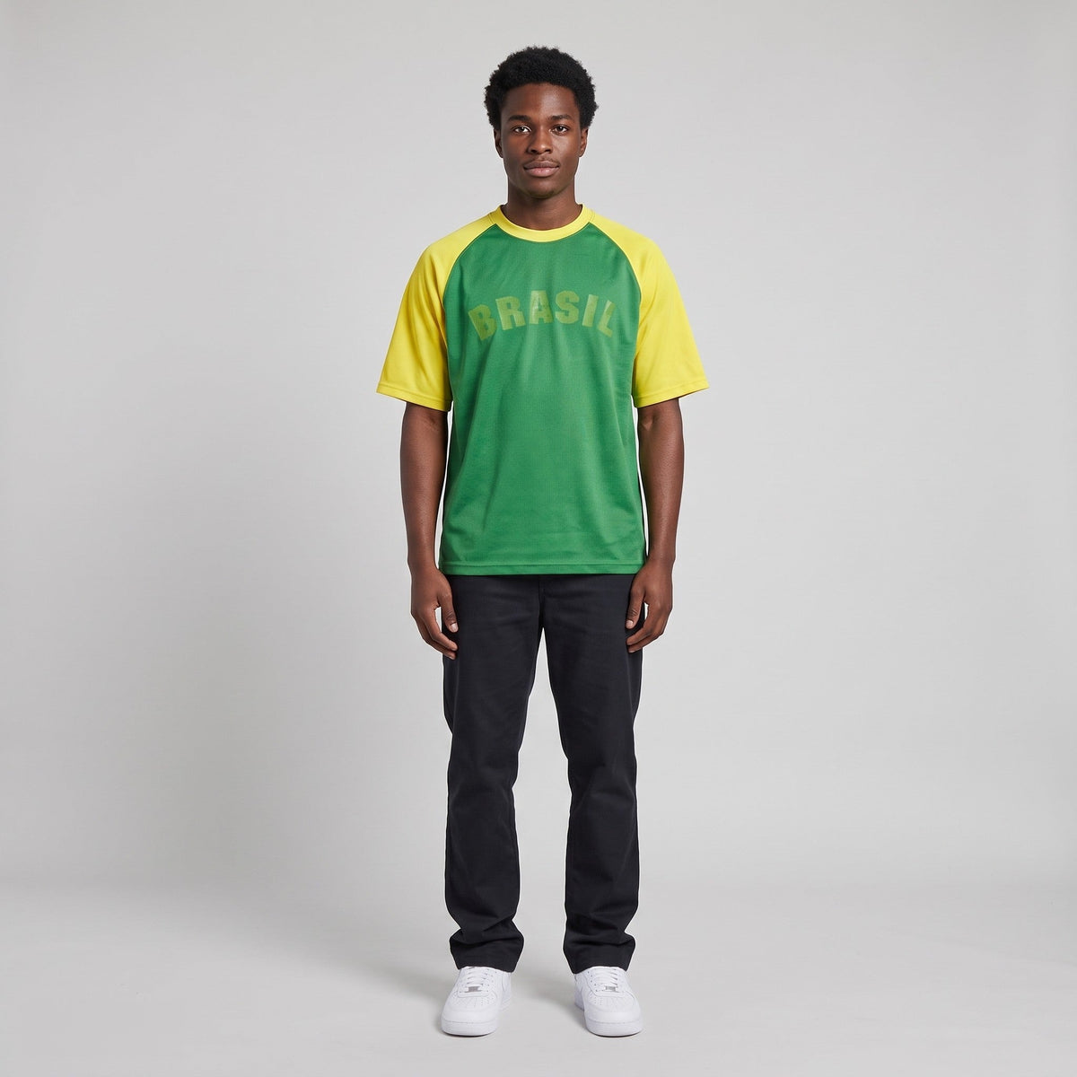 KI-Ansicht: Vintage Nike Trikot (L) getragen (KI-Visualisierung, Zustand siehe echte Fotos)