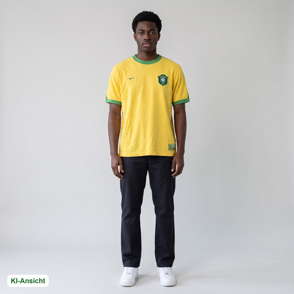 KI-Ansicht: Vintage Nike T-Shirt (XL) getragen (KI-Visualisierung, Zustand siehe echte Fotos)