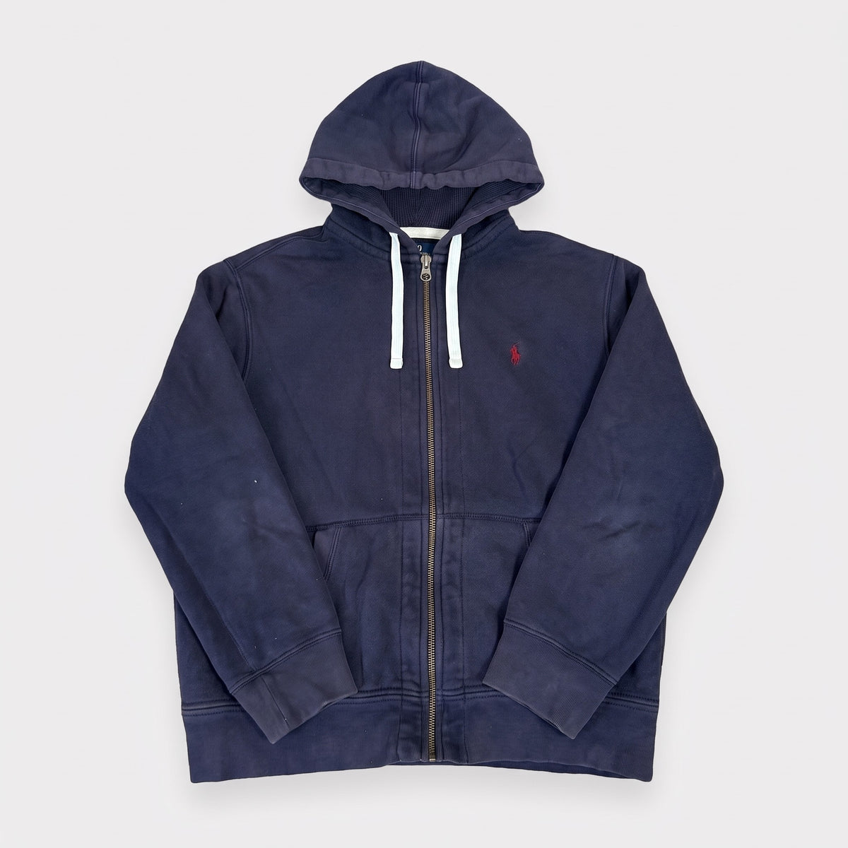 KI-Cover: Vintage Polo Ralph Lauren Hoodie (L), aus unseren Fotos geglättet (Zustand siehe echte Fotos)
