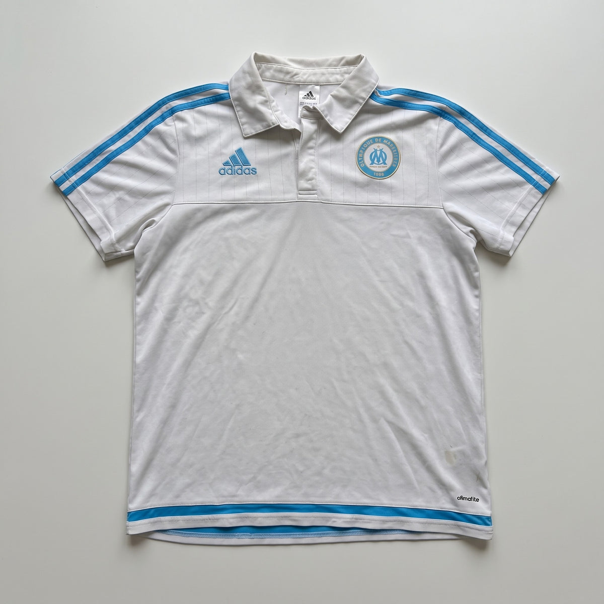 KI-Cover: Vintage Marseille Poloshirt (L), aus unseren Fotos geglättet (Zustand siehe echte Fotos)