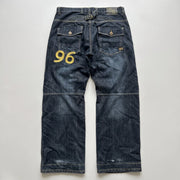 KI-Cover: Vintage G-Star Jeans (W36 L33), aus unseren Fotos geglättet (Zustand siehe echte Fotos)