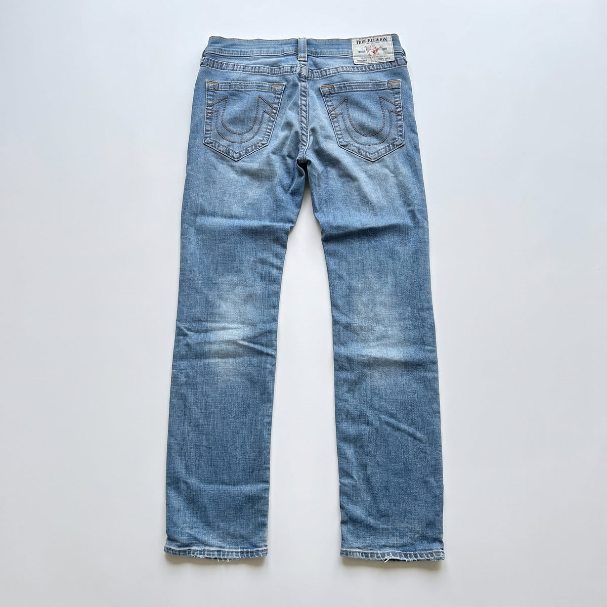 KI-Cover: Vintage True Religion Jeans (W33 L33), aus unseren Fotos geglättet (Zustand siehe echte Fotos)