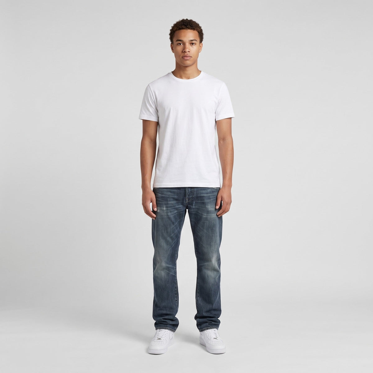 KI-Ansicht: Vintage G-Star Jeans (W30 L32) getragen (KI-Visualisierung, Zustand siehe echte Fotos)