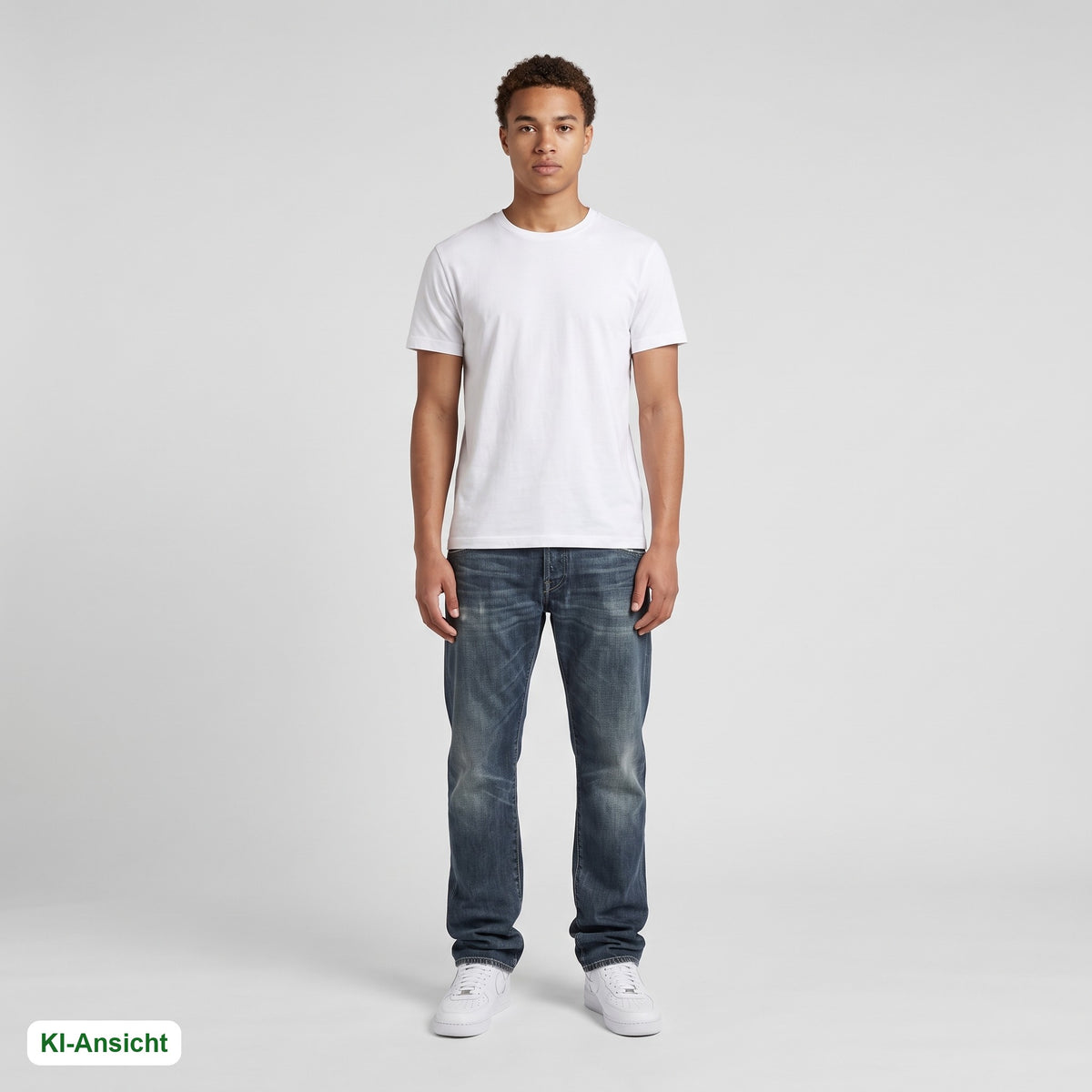 KI-Ansicht: Vintage G-Star Jeans (W30 L32) getragen (KI-Visualisierung, Zustand siehe echte Fotos)