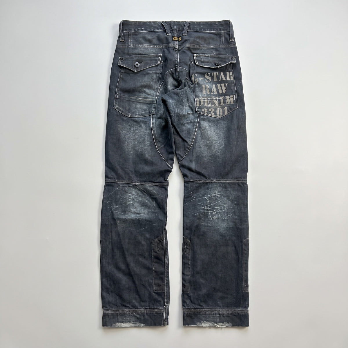 KI-Cover: Vintage G-Star Jeans (W30 L31), aus unseren Fotos geglättet (Zustand siehe echte Fotos)