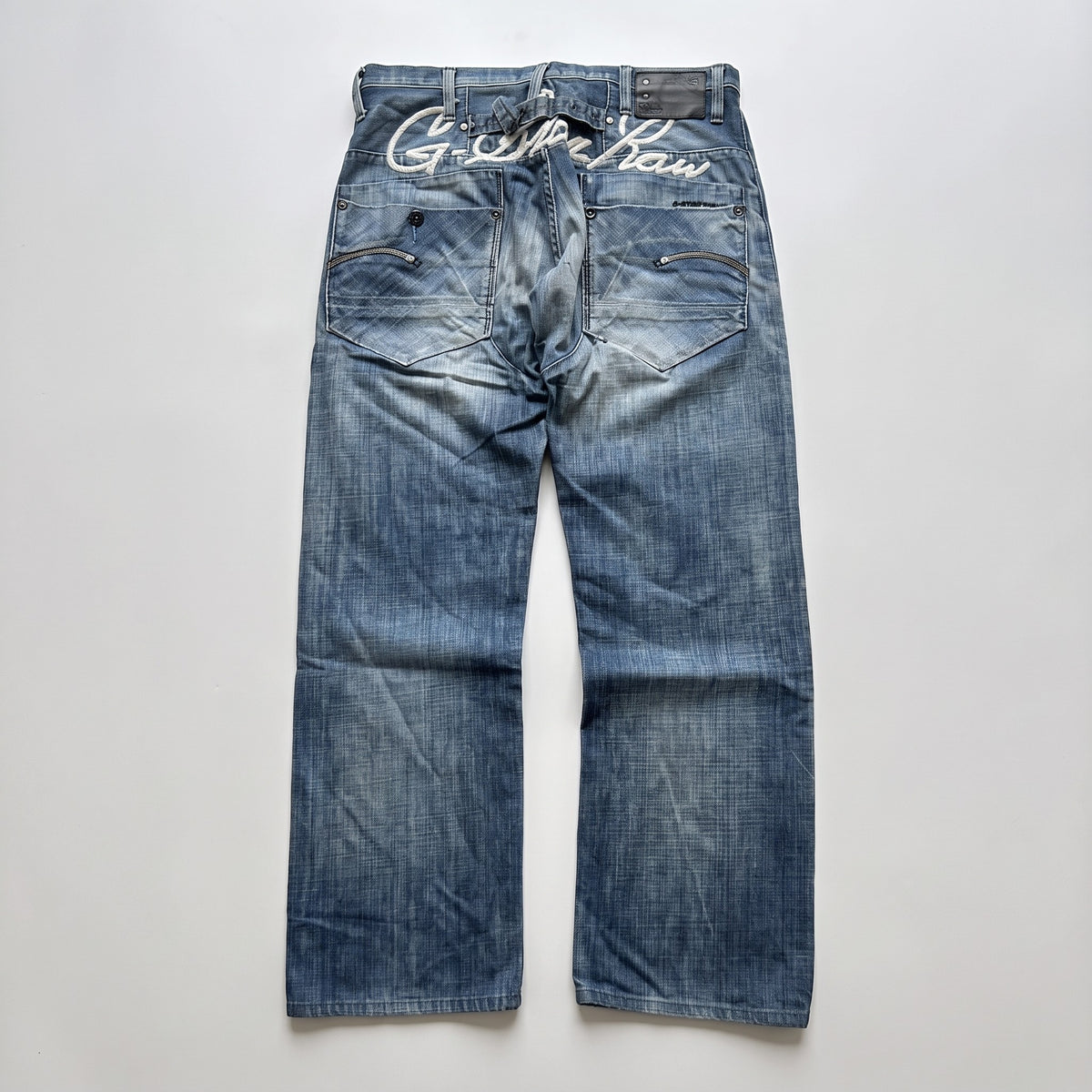 KI-Cover: Vintage G-Star Jeans (W33 L29), aus unseren Fotos geglättet (Zustand siehe echte Fotos)