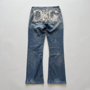 KI-Cover: Vintage D&G Jeans (W27 L26), aus unseren Fotos geglättet (Zustand siehe echte Fotos)
