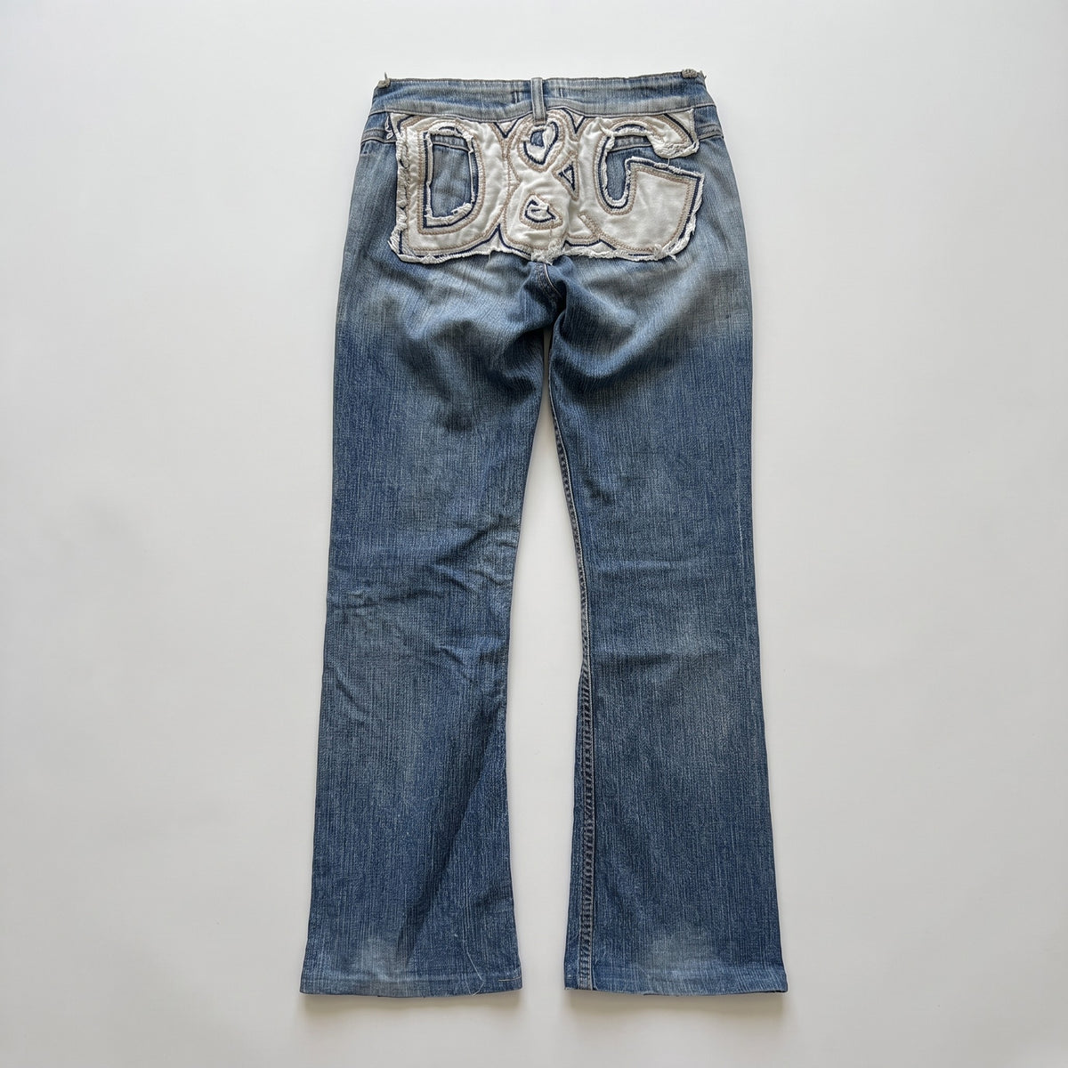 KI-Cover: Vintage D&G Jeans (W27 L26), aus unseren Fotos geglättet (Zustand siehe echte Fotos)
