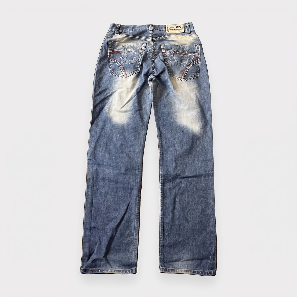 KI-Cover: Vintage D&G Jeans (W29 L33), aus unseren Fotos geglättet (Zustand siehe echte Fotos)